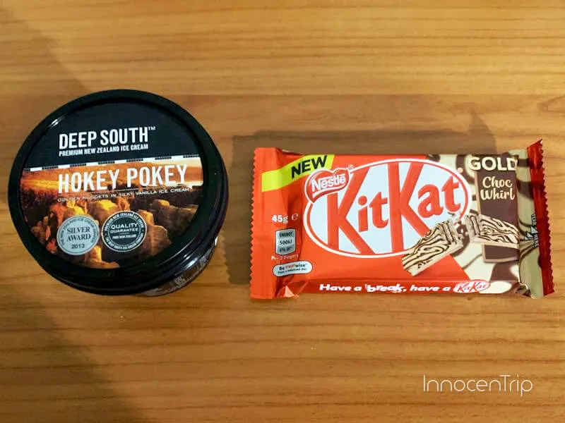 キットカットとホーキーポーキーアイス