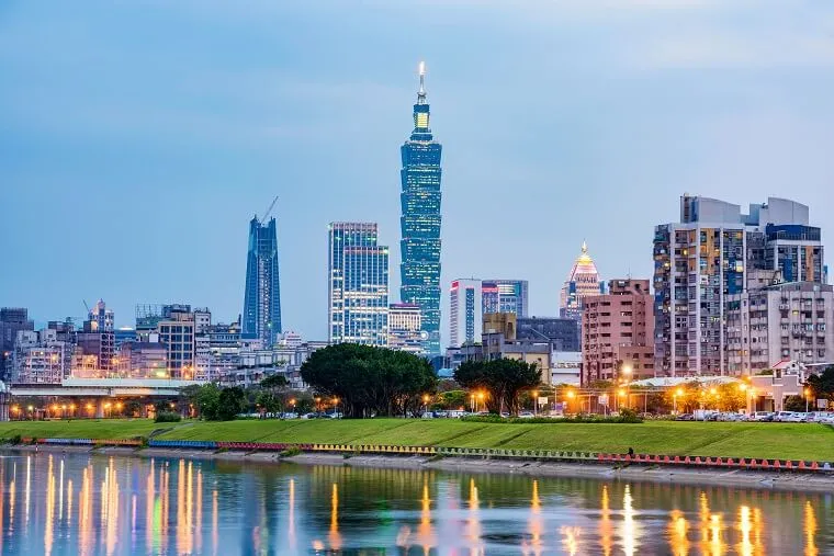 台湾の台北タワー