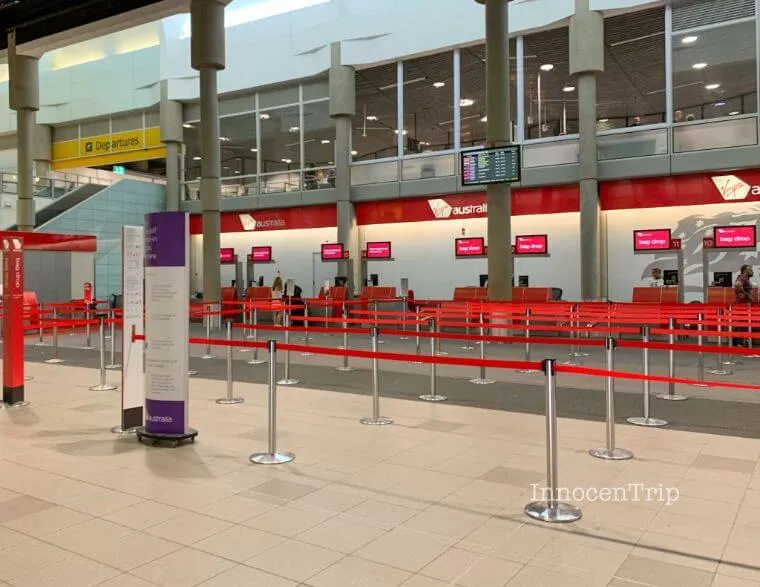 預け入れ荷物カウンター