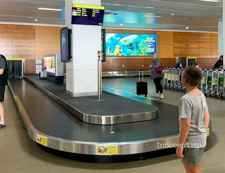 ケアンズ空港バゲージレーン