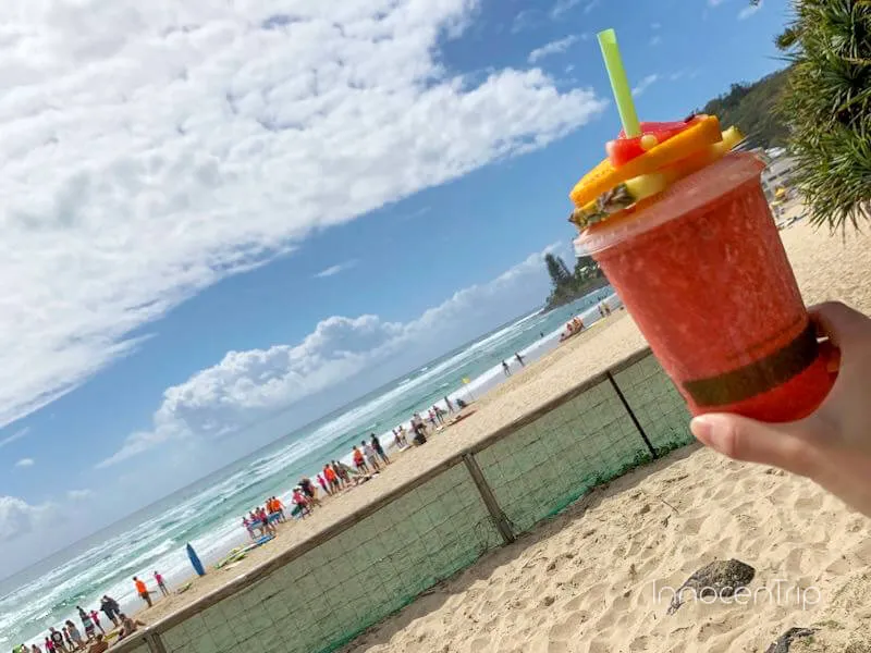 The Fruit Shopの搾りたてフレッシュジュース