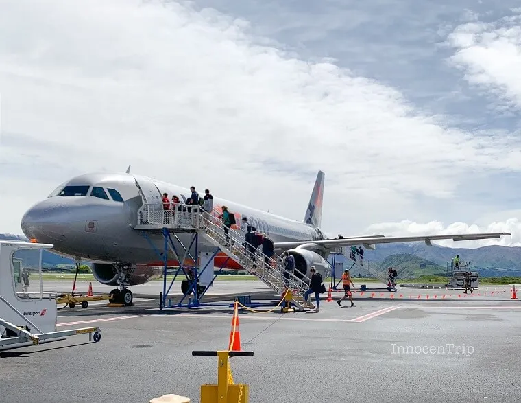 ジェットスター搭乗中