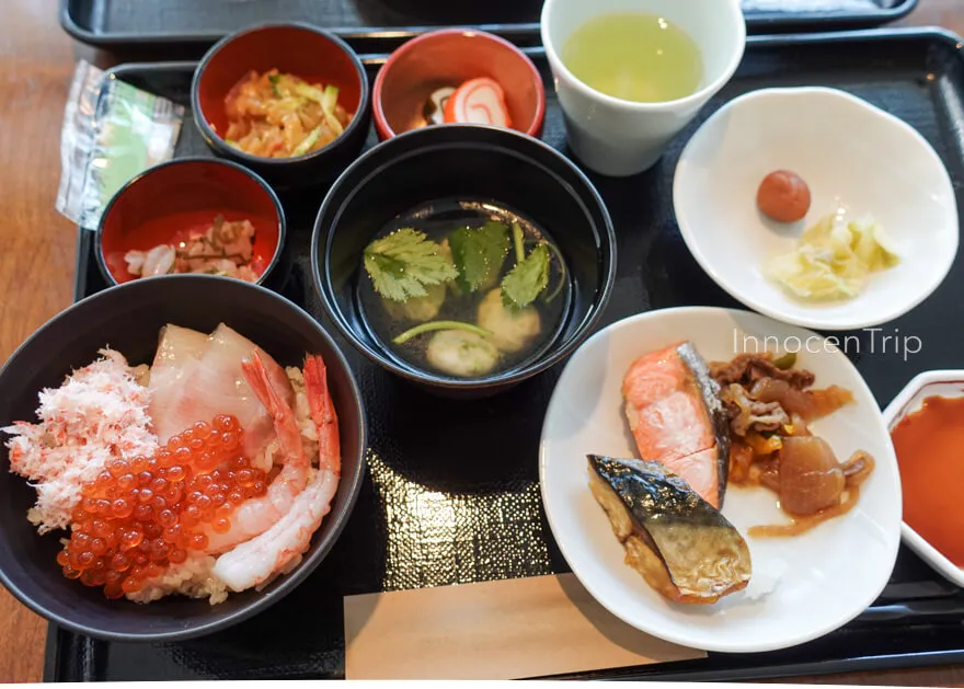 ドーミーイン金沢の朝食ビュッフェ和プレート