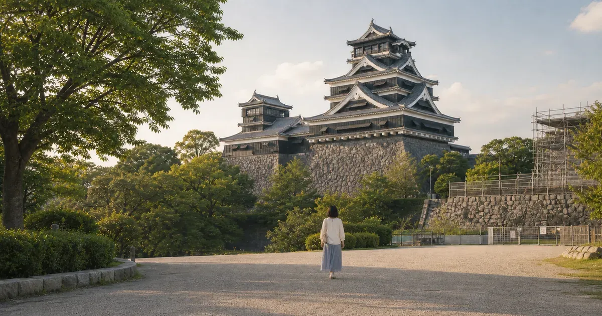熊本の女ひとり旅ガイド：モデルコースとエリア別おすすめ のサムネイル画像
