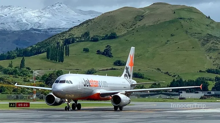 クイーンズタウン空港のジェットスター