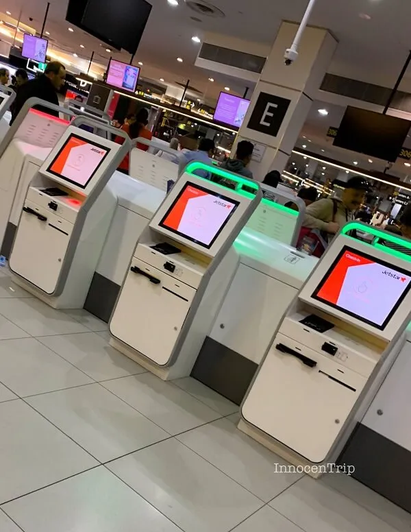 Jetstarチェックイン機