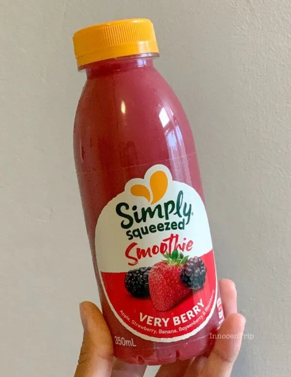 ニュージーランドで人気のリピート買いしたフルーツスムージー飲料