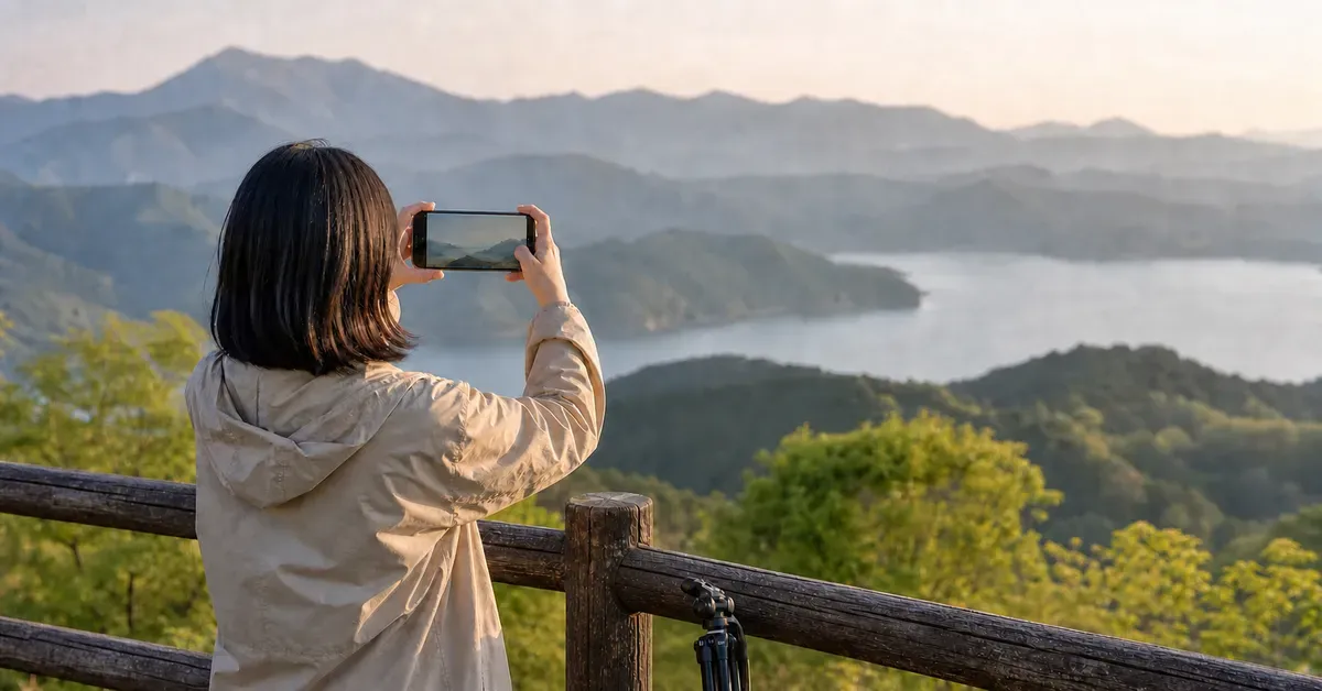 旅先での写真の撮り方：ひとりでも映える旅フォトのコツ のサムネイル