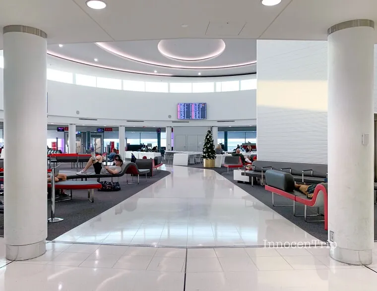 ヴァージン・オーストラリア待合スペース