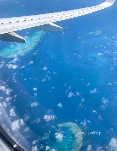 グレート・バリア・リーフ上空