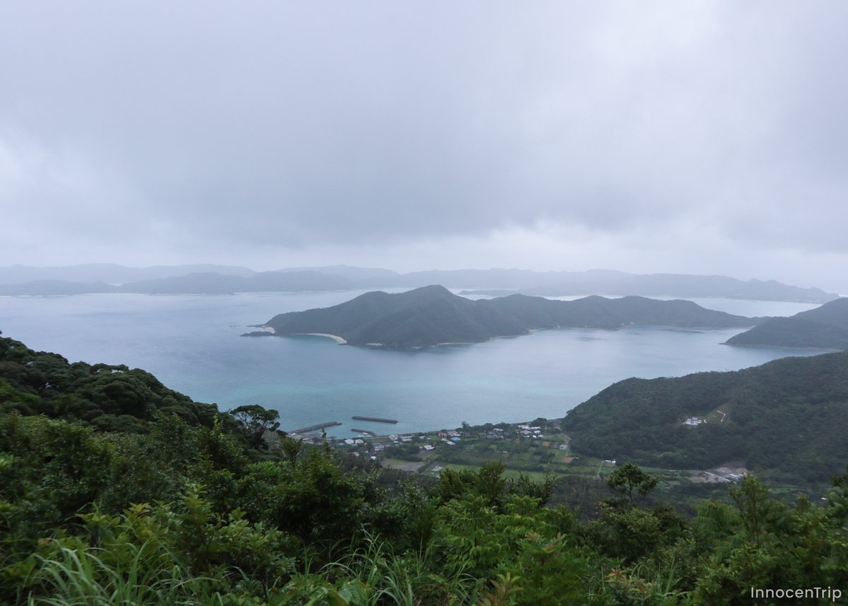 高台からの奄美の海