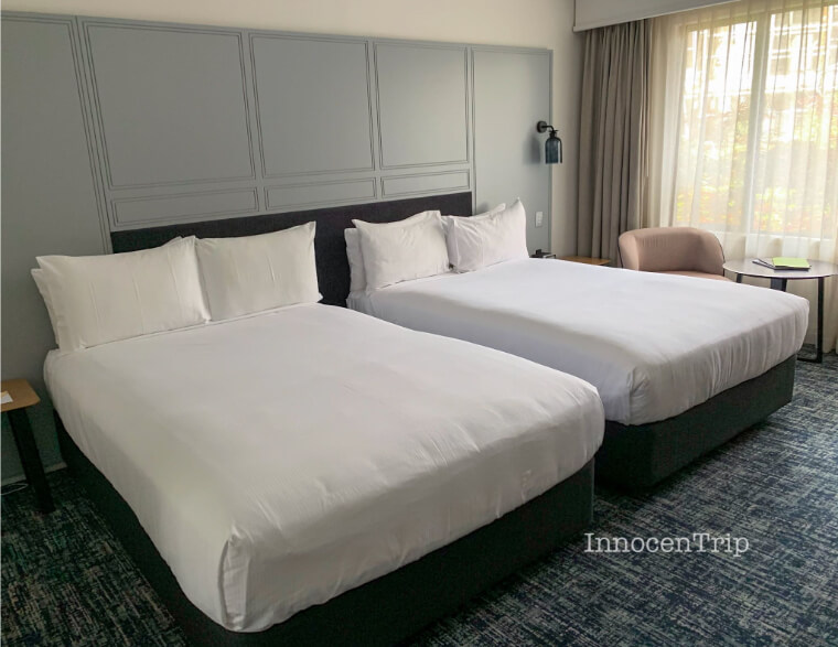 ツインルームのベッド