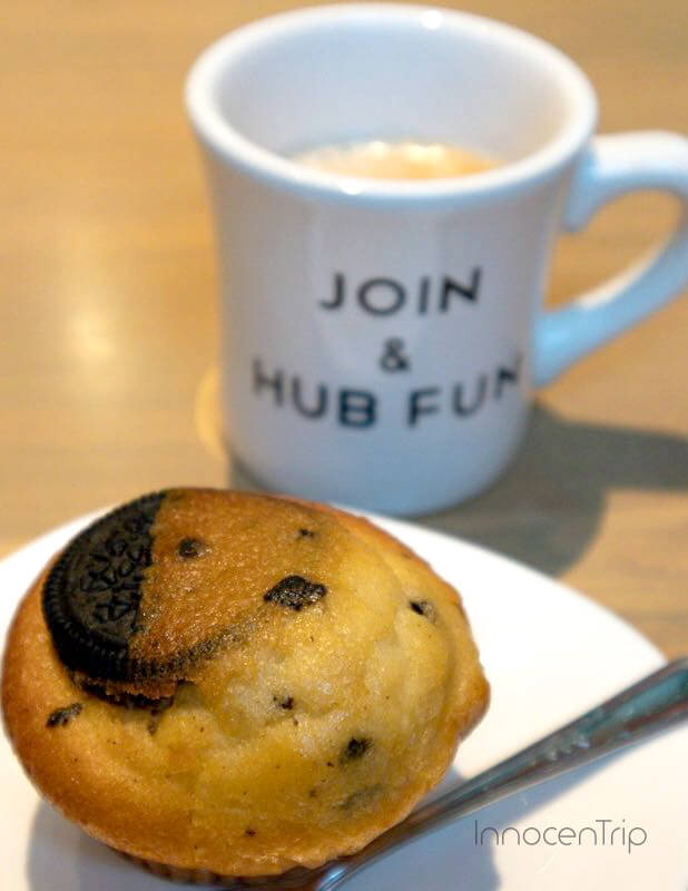 マフィンとコーヒー