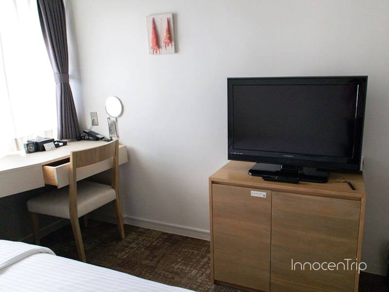 テレビとデスク