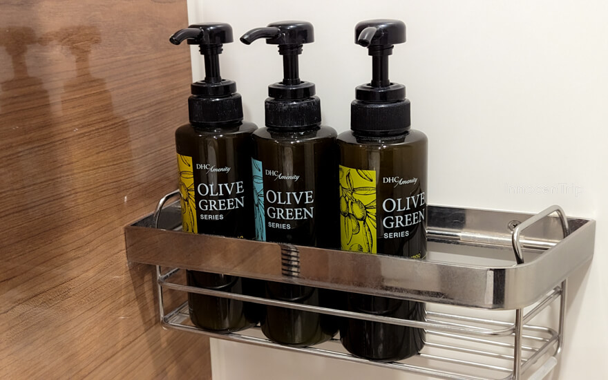 備え付けのDHCシャンプー類