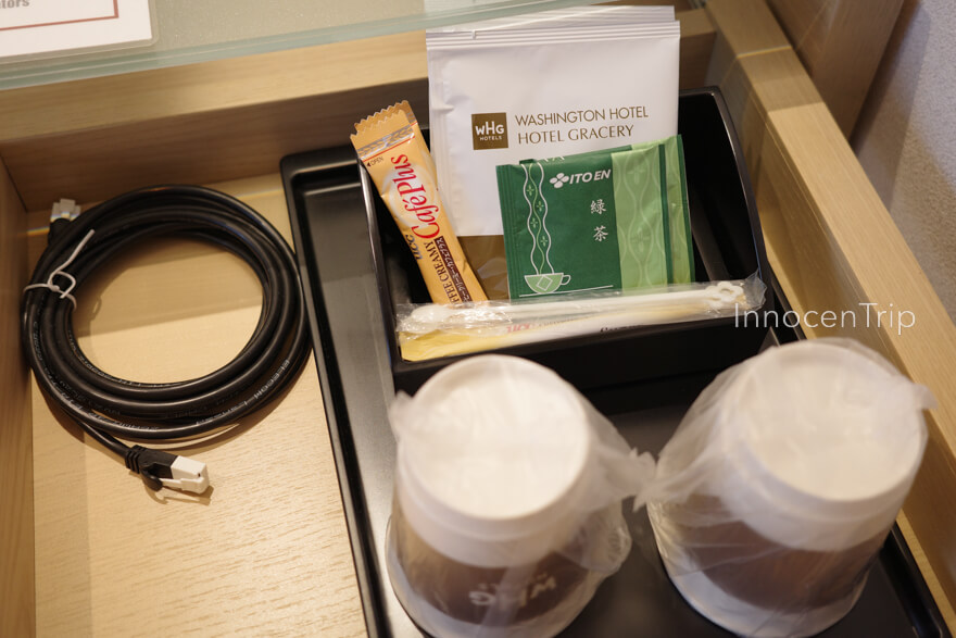 引き出し内の備品