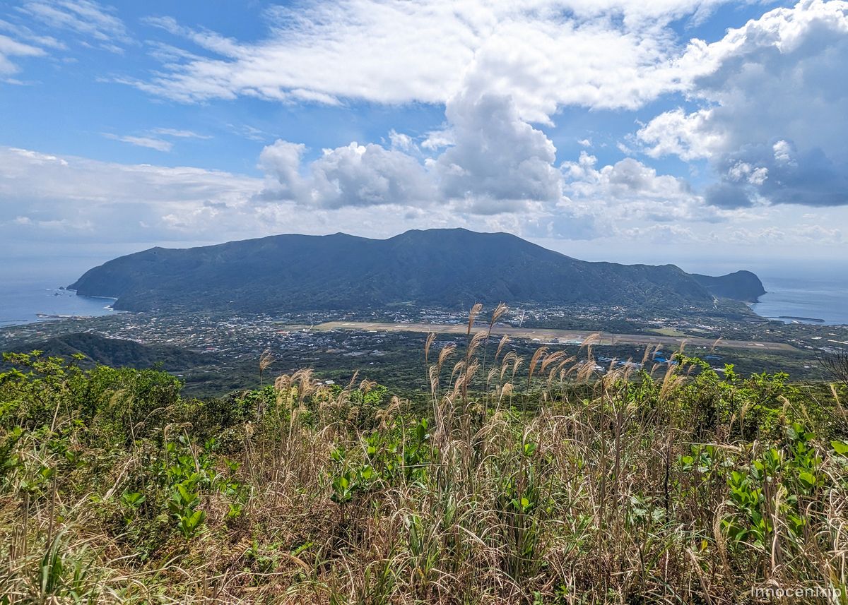 パノラマビューの八丈島