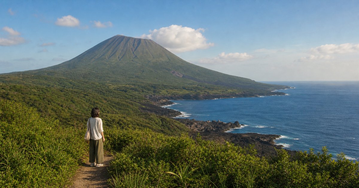 八丈島の女ひとり旅ガイド：モデルコースとエリア別おすすめ のアイキャッチ画像