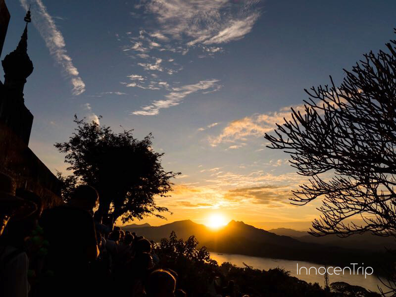 夕日がきれいなプーシーの丘からの眺め