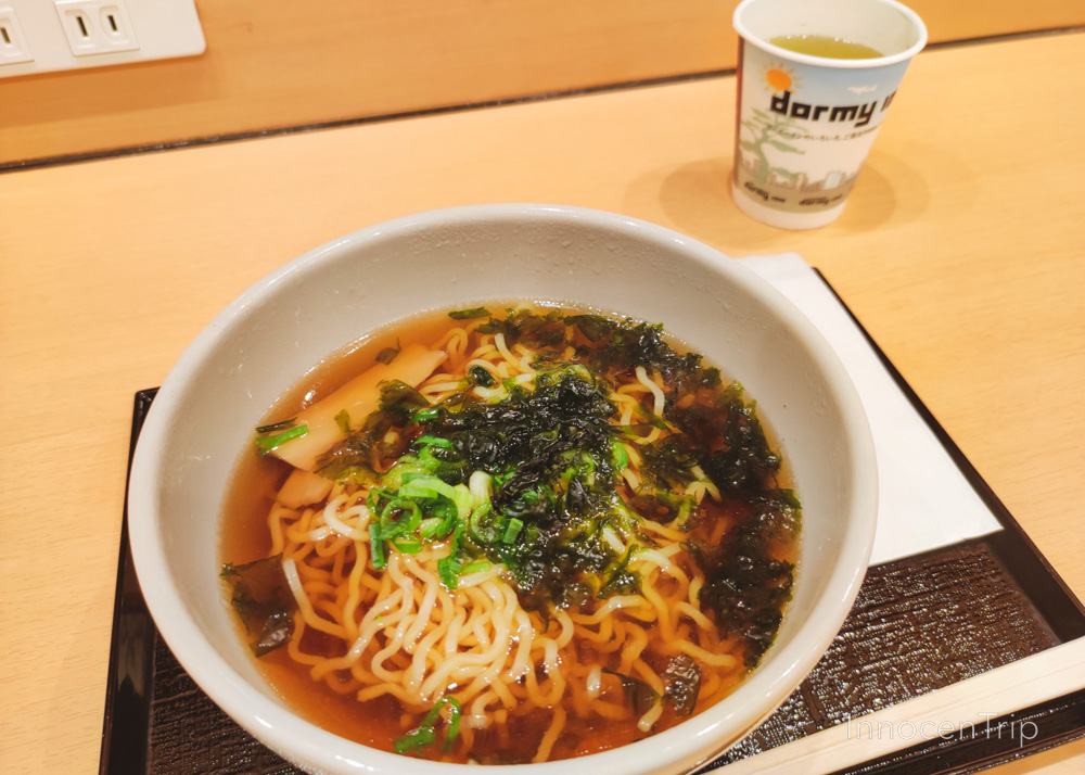 無料で食べられるあっさり醤油ラーメン