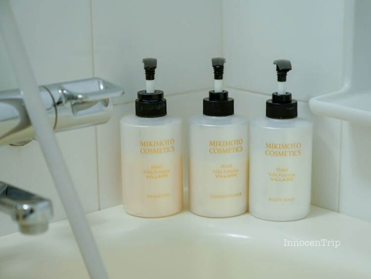 MIKIMOTOコスメのシャンプーとボディソープ